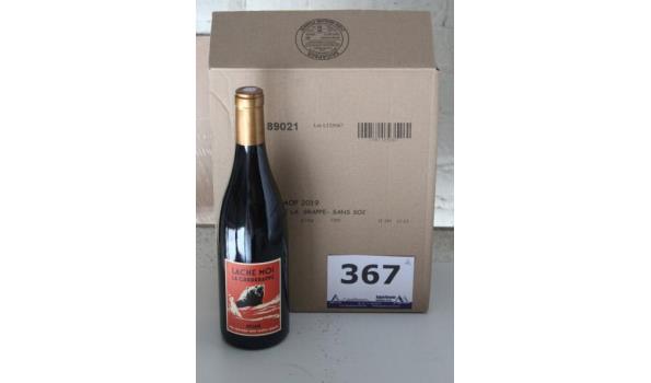12 flessen à 75cl rode wijn Lache Moi La Grappe, Beaujolais, 2019